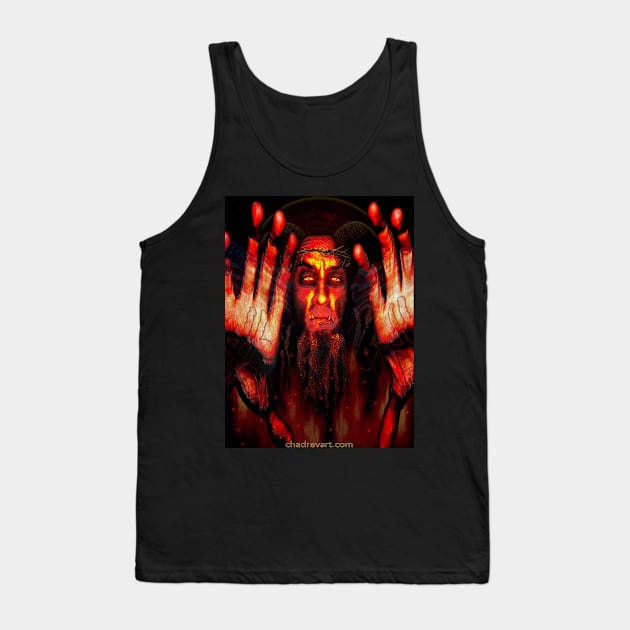 RED ON YOU Tank Top by Chad Rev Art